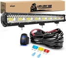 Nilight 26 Inch 540W Led Bar Triple Row Flood Spot Combo Driving Lights. Fixed Price $58.99.