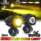 Colight 3" Led Pods Work Bar Spot Offroad Suv Truck Motor Fog Driving Lamp. Fixed Price $48.56.