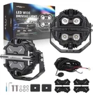 Maxpeedingrods 5 Inch 212W Led Off Road Lights, 7 Rgb Colors Pod Drl. Fixed Price $146.99.