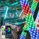 2X 2FT Fat Spiral Rgb Led Whip Lights Antenna Cf-moto Uforce Zforce Cforce. Fixed Price $135.23.