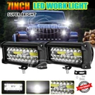 2X 7INCH Led Work Pods Light Bar Spot Truck Offroad 4WD Suv Driving Fog. Fixed Price $17.99.