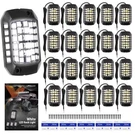 20X Rock Light Pods White For Car Truck Suv Atv 6000K IP67 36LED Kit. Fixed Price $58.29.