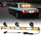 31"COB Led Traffic Advisor Strobe Light Bar Emergency Hazard Warning Amber White. Fixed Price $79.99.