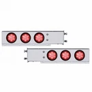 United Pacific 63748 Deluxe Ss Spring Loaded Rear Light Bar With 3.75" Bolt Patt. Fixed Price $540.37.