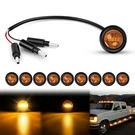 Marker 3/4INCH Round Amber Led 10PCS IP68 Waterproof Nilight Turn. Fixed Price $46.99.