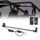 30'' Utv Whip Light Led Interior Spiral Chase Bar For 1.5''-2'' Roll Cage. Fixed Price $58.59.