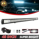 48" Tri Row Led Lights Bar Spot Flood Combo For Offroad Suv Truck 12V 1100W. Fixed Price $88.47.