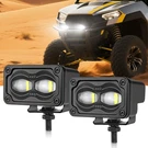 2PCS 3 Inch Sae Led Fog Lights Off Road Driving Pod For Polaris Rzr Turbo. Fixed Price $62.99.