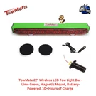 Towmate TM22G 22" Wireless Led Light Bar - 4 Pin Lime Green, Magnetic Mount. Fixed Price $237.50.