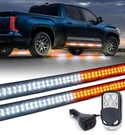 Lumenix 2PCS 60 Inch Emergency Strobe Lights Strip Led Running White Amber. Fixed Price $55.46.