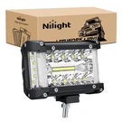 Nilight 4.3" Side Shooter Led Bar Triple Row Spot Flood Off Road Truck Atv. Fixed Price $35.79.