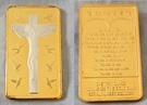 Jesus Christ 10 Commandments Silver Gold Bar Xmas Easter Gift Story Faith Cross. Fixed Price $13.42.