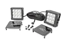 Rough Country 4" Square Cree Led Lights Chrome Series W/ Cool White 70905DRL. Fixed Price $249.95.