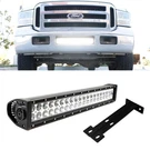 120W 20" Led Light Bar W/ Lower Bumper Bracket, Wirings 99-07 Ford F250 F350. Fixed Price $128.09.