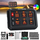 Mictuning P1S 6 Gang Switch Panel Rgb Led Circuit Control For Offroad Trucks Utv. Fixed Price $95.34.