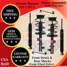 Monroe Oem Front Strut W/ Sway Bar & Rear Shocks For 2011-2013 Nissan Murano 2WD. Fixed Price $567.33.