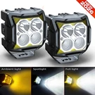 Pair 4INCH 120W Led Driving Work Lights Fog Spot Pods Offroad Truck Suv Atv. Fixed Price $99.89.
