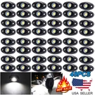 48X White Led Rock Lights Underbody Trail Rig Glow Lamp Offroad Suv Pickup Truck. Fixed Price $85.49.