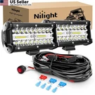 Nilight ZH303 2PCS 120W Spot & Lights +wiring Kit, White. Fixed Price $54.66.