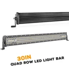 30''INCH Quad-row Led Work Light Bar Combo Offroad Driving Lamp Truck Atv 32/34". Fixed Price $54.98.