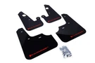 Rally Armor MF8 Ur Blk/rd Black/red Mud Flaps For 07-17 Mitsubishi Lancer. Fixed Price $142.00.