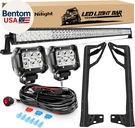52INCH Led Light Bar Spot Flood 2PCS 18W 4INCH Pods Windshield Frame Mo. Fixed Price $219.86.