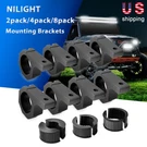 Nilight Horizontal Bar Clamp Mounting Bracket Kit For Off-road Led 4WD. Fixed Price $18.99.