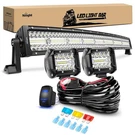 Nilight 33INCH Led Bar 2PCS 4INCH 60W Spot Flood Lights Pods Off Road D.... Fixed Price $177.79.