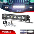 7 Inch Slim Led Work Light Bar Driving White Offroad Lamp Fog Spot Truck Suv Atv. Fixed Price $15.68.