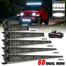 Slim Curved 20 26 32 38 44 50" Led Light Bar Single Row Off Road Driving Atv Suv. Fixed Price $34.39.