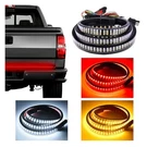 59" Led Tailgate Light Bar, IP67 Triple Row Strip, Amber Turning. Fixed Price $22.75.