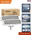 Marine Led Light Bar 2PCS 18W White 150 Flood Beams Ponton Boat Deck Dock Li.... Fixed Price $57.67.