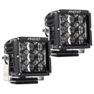 Rigid 322413 D-xl Pro Hyperspot White Square Led Lights Pair Kit Black Aluminum. Fixed Price $659.99.
