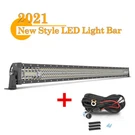 53INCH Curved Led Light Bar Quad Tri-row Spot Flood Offroad Driving Lamp+wiring. Fixed Price $123.89.