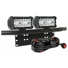 23'' Bull Bar Bumper License Plate Mount Bracket +7 Inch Led Light Combo +wirie. Fixed Price $49.33.