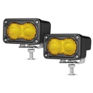 S2 Sport Amber Work/scene Light 3000K Led Cube Pods 4000LM Yellow Diffusion Beam. Fixed Price $34.95.