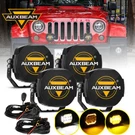 Auxbeam 4PCS 5" 880W Led Work Lights White Yellow Offroad Driving Cubes Pods Atv. Fixed Price $349.99.