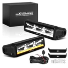60W Led Auxiliary Bar 6INCH Rectangular Spot Beam Off-road Lights 6000LM. Fixed Price $74.98.