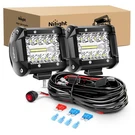 Nilight Led Bar 2PCS 60W 4 Inch Flood Spot Combo Work Pods. Fixed Price $54.99.