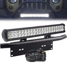23'' Bull Bar Bumper License Plate Mount Bracket +20 Inch Led Light Holder +wire. Fixed Price $56.99.