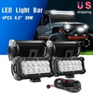 Nilight 4PCS 7"INCH Led Work Bar Flood Fog Off Road Truck Lights Atv Pk 5". Fixed Price $54.99.