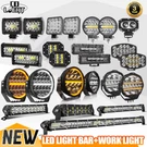 Pair 4"5"7"9" Led Work Light Pods Spot Flood Combo Fog Lamp Offroad Driving Car. Fixed Price $119.99.