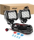 Nilight - ZH010 2PCS 4 Inch 18W Flood Led Bars Work Lights Fog. Fixed Price $19.00.
