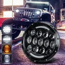 105W 7" Round Led Headlight With Drl / Turn Signal For Jeep Wrangler Jk Lj Tj Cj. Fixed Price $42.99.