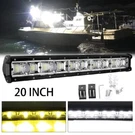 20"LED Light Bar Flood Spot Work Driving Offroad Suv 4WD Boat White & Amber. Fixed Price $29.99.
