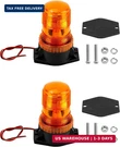 Qwork Amber Led Strobe Lights, Warning Emergency Flashing Beacon For Truc. Fixed Price $26.52.