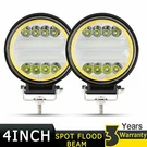 2X 4"INCH Round Led Work Lights Bar Spot Flood Driving Pods Offroad Truck 4X4WD. Fixed Price $28.49.