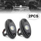 2PCS 9W White Led Rock Light For Jeep Atv Truck Under Body Trail Rig Lamp. Fixed Price $12.63.