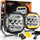 Auxbeam Xp-ultra 5" Offroad Led Pod Light Side Shooter Drl Turn Signal Combo Kit. Fixed Price $199.99.