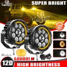 Pair Colight 4.5"INCH Led Driving Pod Lights Off Road + 2X Amber Covers For Jeep. Fixed Price $135.99.